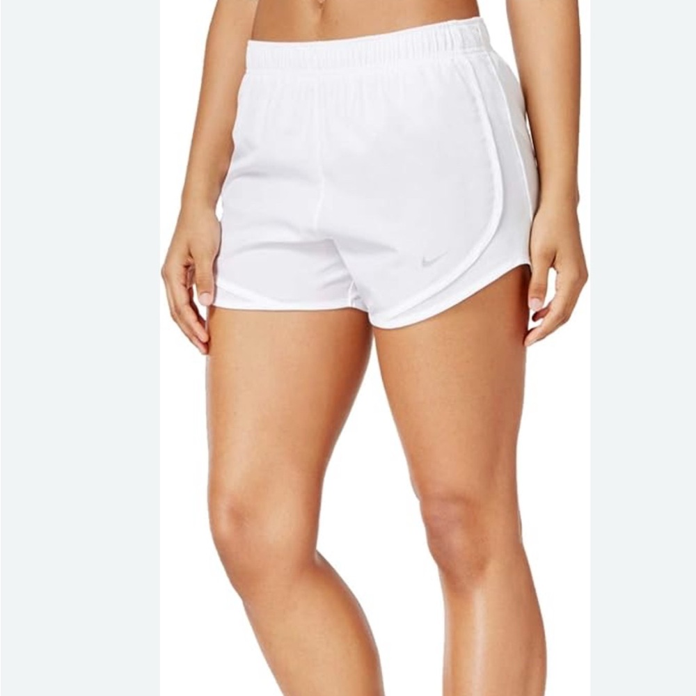 Women's White Nike Athletic Shorts